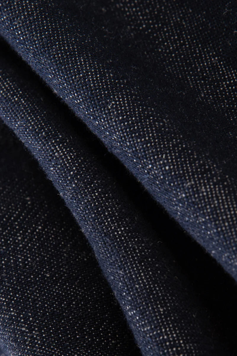 Denim Sleeveless A-Line Midi Dress